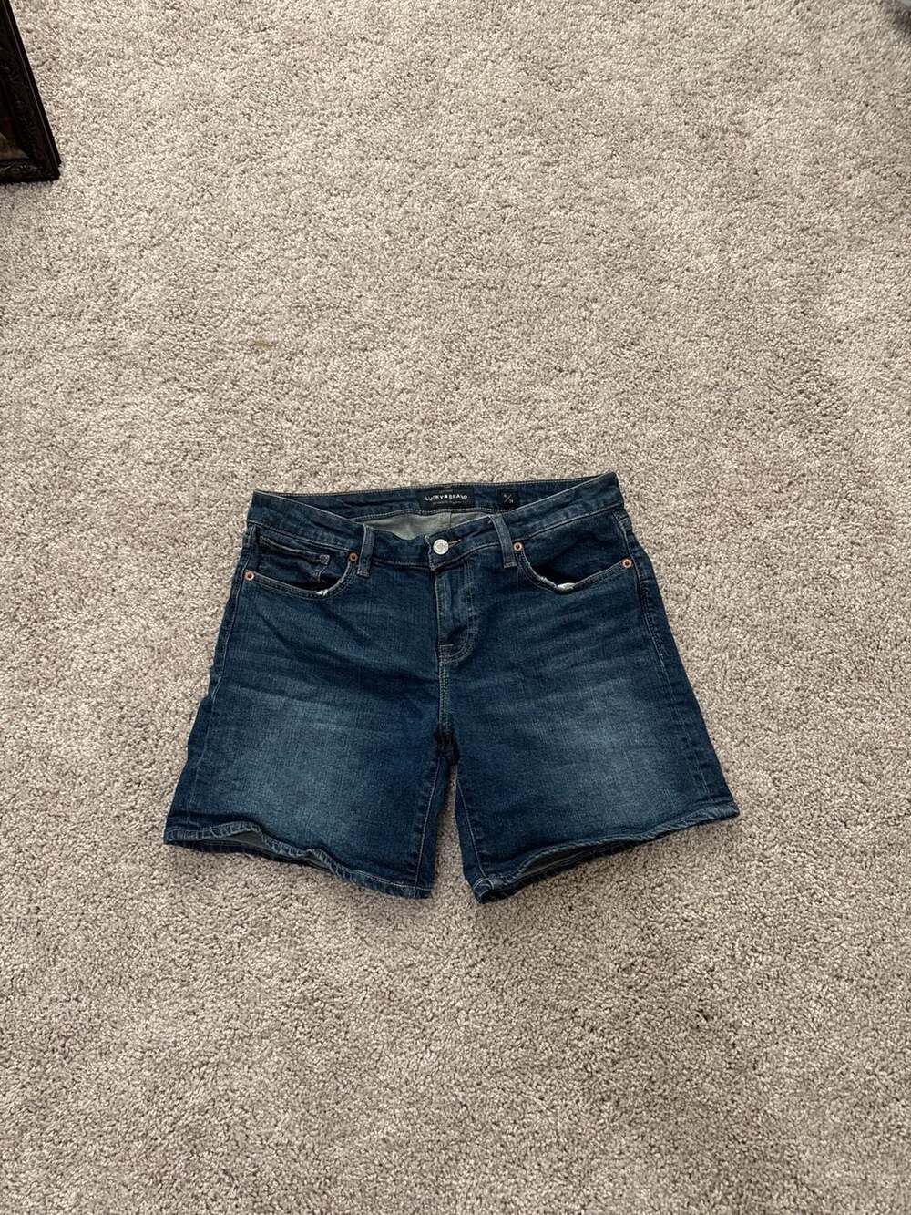 Lucky Brand Women's Mid Rise Denim Bermuda Shorts Size 6/28